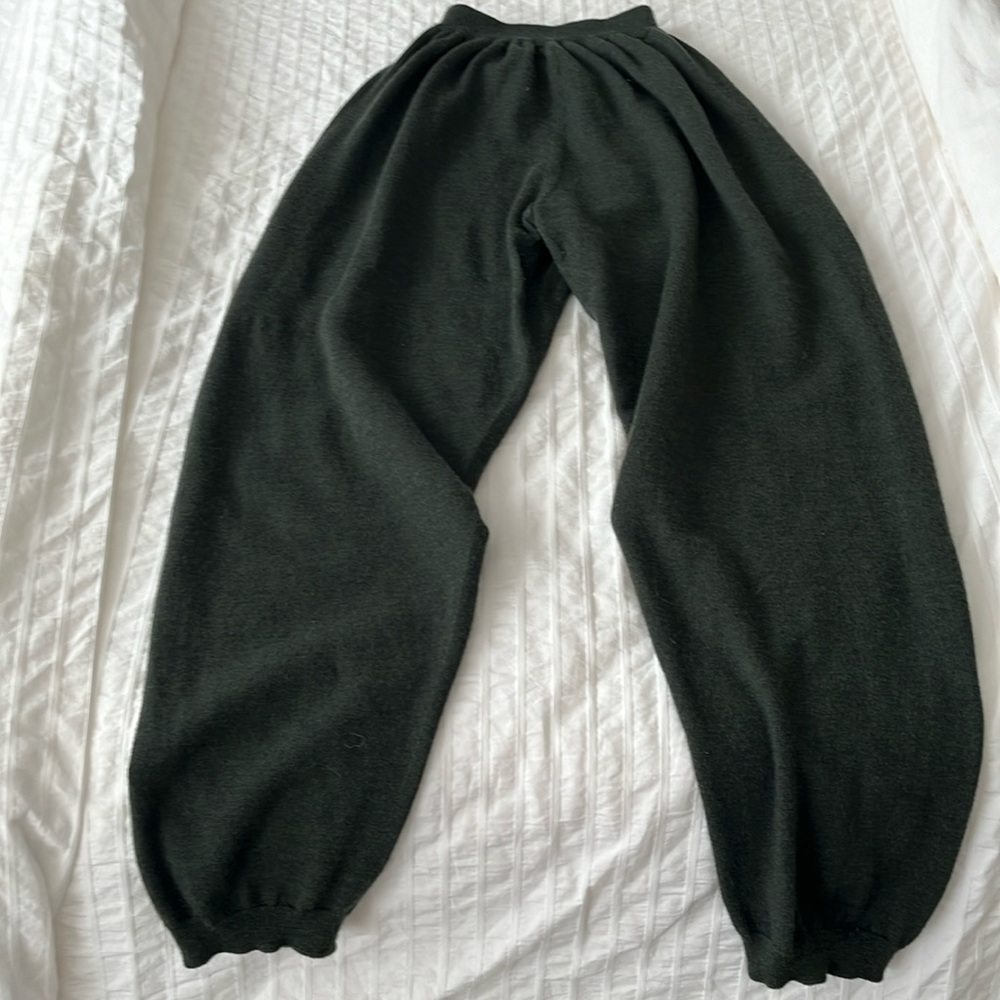 Babaa merino trouser no 25 in Bosque